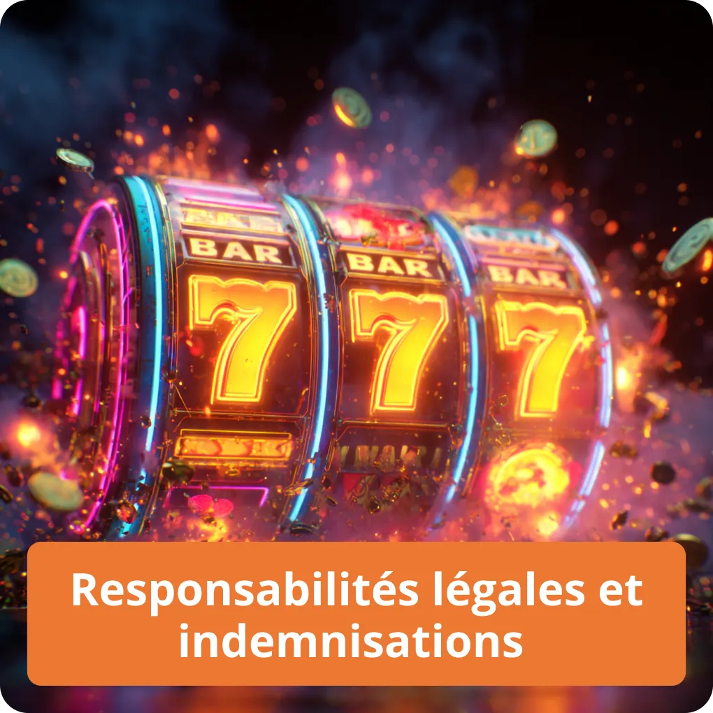 Responsabilités légales et indemnisations